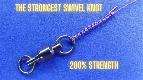 strongest knot  swivel tn knot jigging youtube