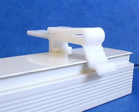 qty vertical blind dust cover valance clip holder bracket window treatment hardware