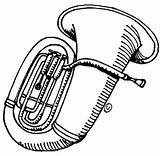 Tuba Coloring Pages Tubby Coloriage Template sketch template
