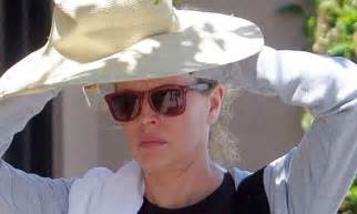kim basinger 60 protects her youthful skin by shielding