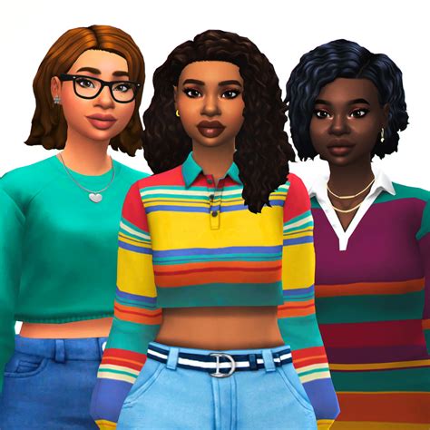 sims  maxis match clothing kids