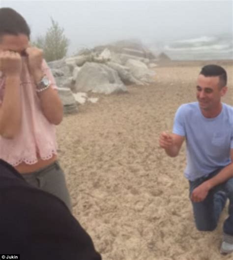 michigan woman steals the show during daughter s proposal