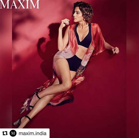 Taapsee Pannu Poses On The Cover Of Maxim Oct 2017 Indian Girls