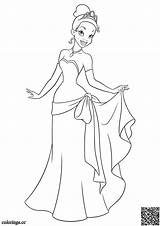 Tiana Colorings Consent sketch template