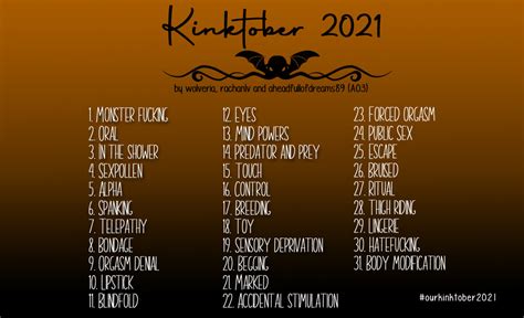 Were Not All Monsters Our Kinktober 2021