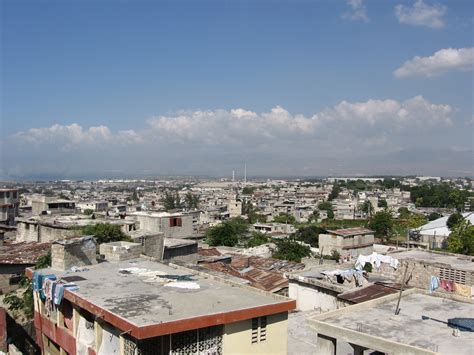 joey kelly photographs skyline  petionville haiti