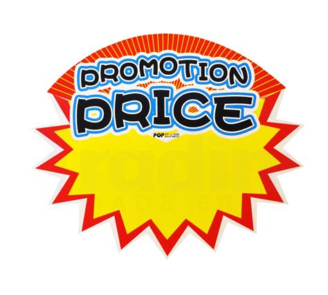 pack of 10 retail shop promo signs promotion price sale price tag l1205