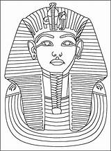 Coloring Tutankhamun King Tut Pages Getdrawings Printable Color Print Getcolorings sketch template