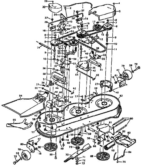 murray mower deck parts model  sears partsdirect