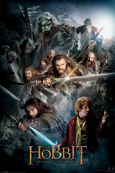 the hobbit posters hobbit dark montage poster pp32963