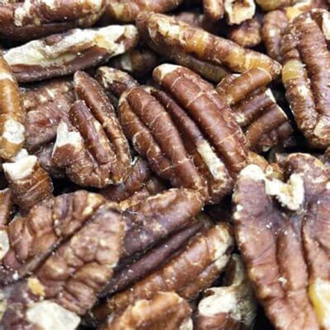 Roasted Pecan Halves Unsalted By The Lb —