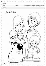 Desenho Família Educação Atividade Arvore Em sketch template