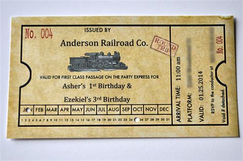 printable vintage train ticket template printable templates
