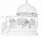 Aqsa Masjid Coloriage Mosquée Mosquee Coloriages Leylaloukoum Mosquées sketch template