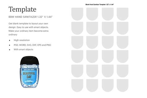 bbw hand sanitizer blank label silhouette studio cricut silhouette