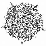 Mandala Drawn Hand Coloring Awesome Mandalas Pages Prefer Must Few Colors Many Cool Use Responsibilities Allow Worries Forget Yourself Mind sketch template
