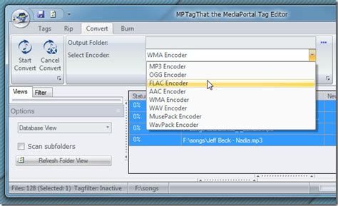 mptagthat rip audio cds tag burn and convert music files