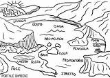 Geografia Fiume Portale Mappe Appunti Lago Schede Stampare Terza Didattiche Elementare Paesaggi Italiani Attività sketch template