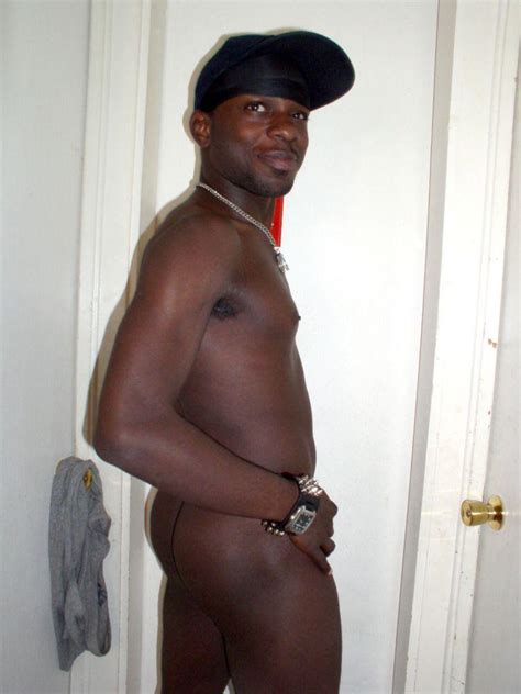 hunky black gay guy shows his cock and ready for jerking ghetto tube