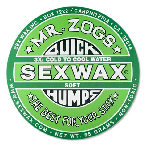 sexwax 2 sided 17 diameter sign rs mr zog s surfboard wax