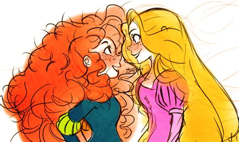 merida and rapunzel disney concept art disney art disney fan art