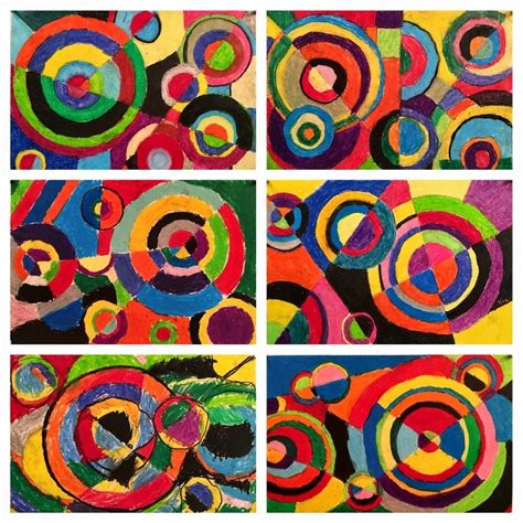 art room britt robert  sonia delaunay concentric circles sonia