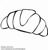 Croissant Dibujo Medialunas Desenhos Icing Clipartmag Acessar Barro sketch template