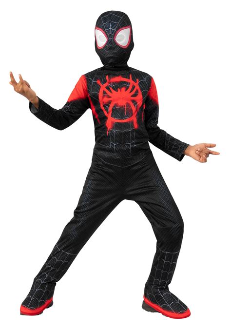 Spider Man Miles Morales Into The Spider Verse Suit With