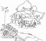 Village Drawing African Coloring Pages Getdrawings sketch template