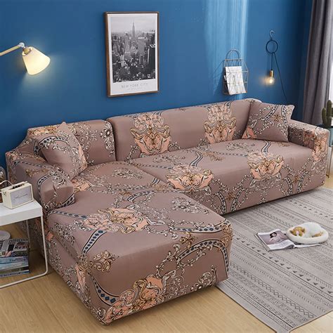 sofa slipcover elastic sofa cover  shape stretch furniture cover full coverage corner couch