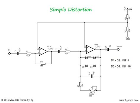 lm distortion pedal schematic circuit boards