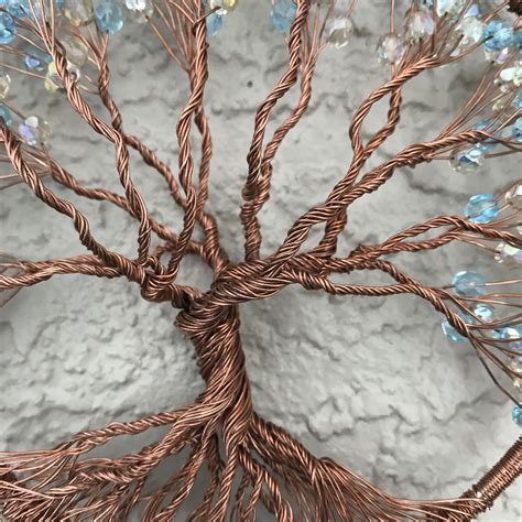 handmade copper wire tree  life    etsy