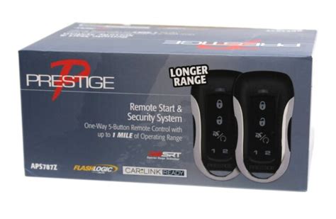 prestige remote start security alarm system    button remote ebay