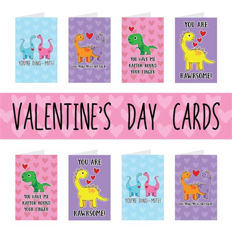 cute dinosaur valentine cards dinosaur love cards dino etsy