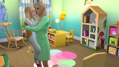mod  sims child   carried  adults  child  care