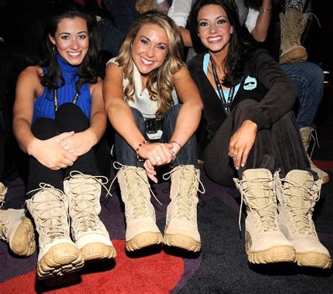 Miss America Contestants Trade Heels For Combat Boots
