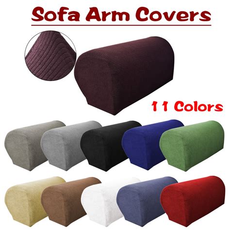 pcs premium armrest covers sofa couch chair arm protectors stretchy set stretch furniture