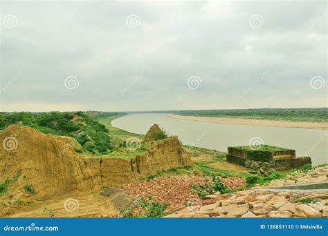 infamous chambal valley   paradise  dacoits    stock photo image