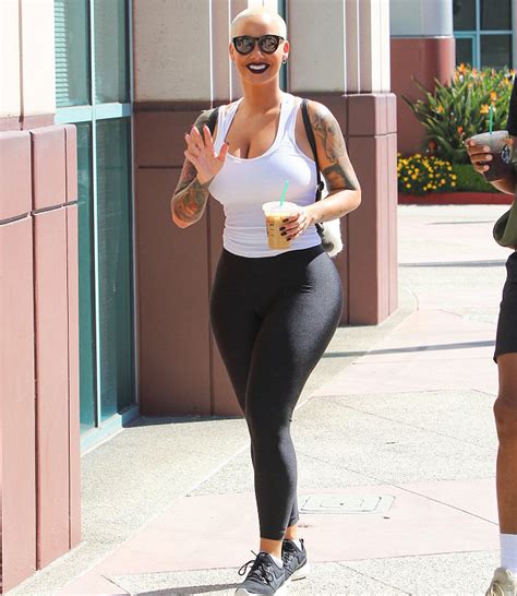 Amber Rose In Tight Top And Leggings [7 New Pics]