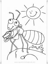 Coloring Ants Pages Printable sketch template