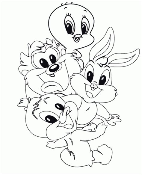 printable looney tunes coloring pages  kids