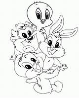 Coloring Looney Tunes Printable Pages Popular sketch template