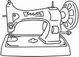 Sewing Machine Drawing Vintage Coloring Pages Old Embroidery Machines Color Line Sketch Colouring Getcolorings Antique Drawings Getdrawings Stitchery Trace Stitching sketch template