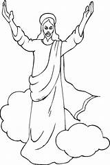Jesus Coloring Pages Kids Color Printable sketch template