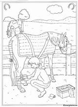 Kleurplaten Manege Paarden Paardenstal Reiterhof Playmobil Paard Chevaux Springen Downloaden Omnilabo Alleen Cheval Ideale Uitprinten Vriend sketch template