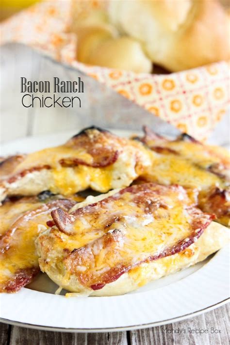 bacon ranch chicken mandys recipe box