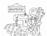 Digi Stamps Digital Dearie Dolls Coloring Sewing Pages Patterns Looking Embroidery Machine Kids Machines Colouring Choose Board sketch template