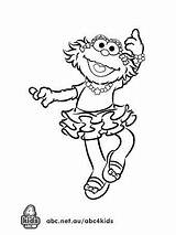 Sesame Zoe Street Coloring Pages Print Colour Abc Dancing Kids Colouring Abc4kids Choose Board Craft Au Sheets Divyajanani Birthday sketch template