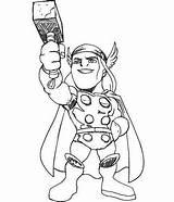 Thor Coloring Lego Pages Marvel Superheroes Coloringpagesfortoddlers sketch template