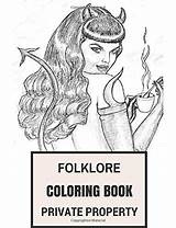 Folklore sketch template
